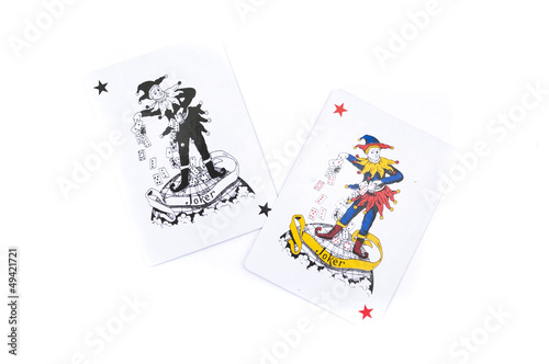 two cards joker