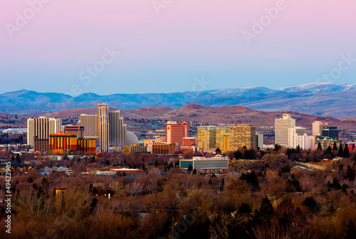 Reno after the sunset photo
