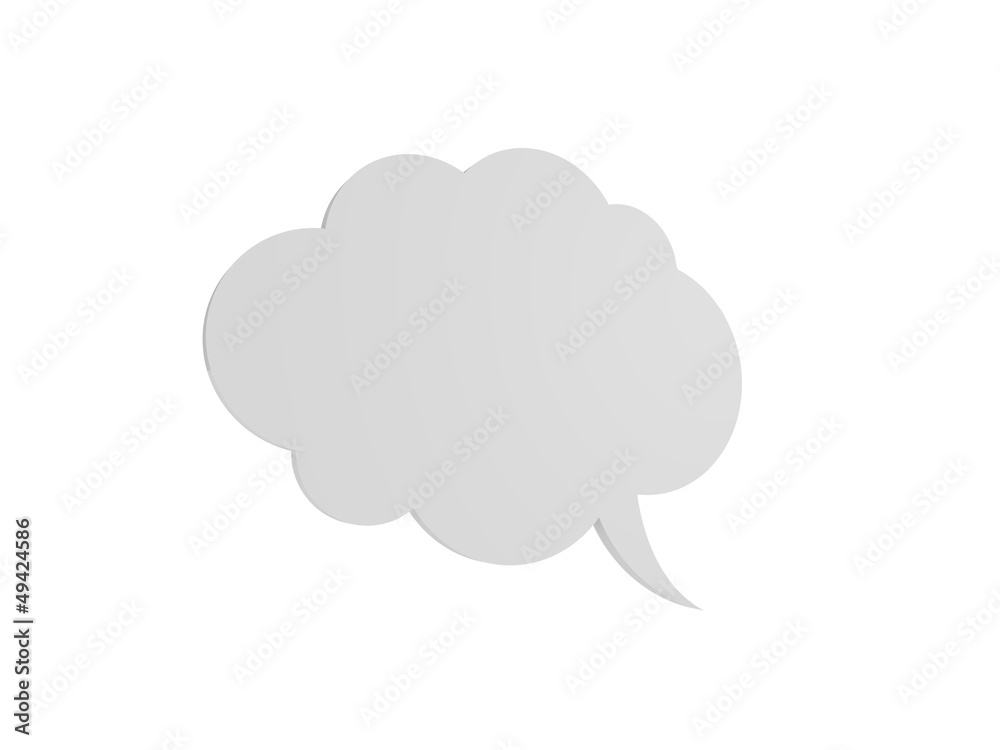 Cloudy Speech Bubble Cloudy Speech Bubble