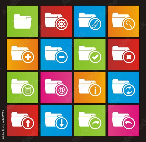 folder metro style icons