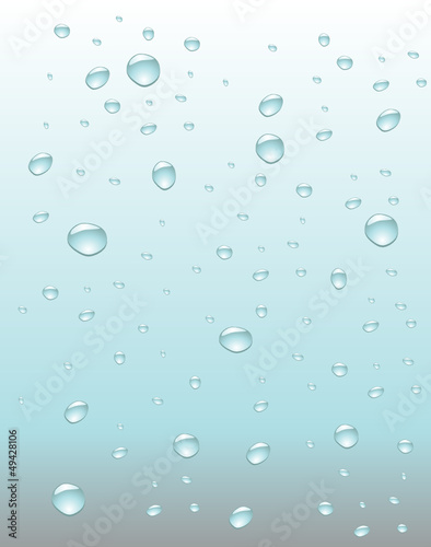 vector raindrops on windows