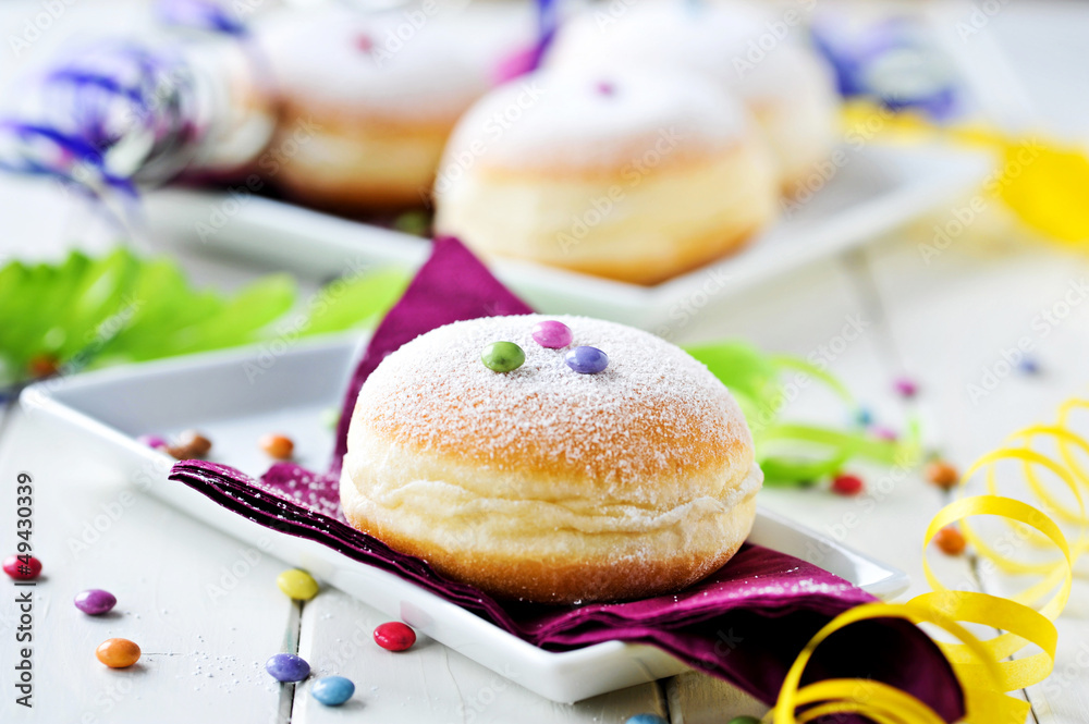Naklejka premium berliner krapfen
