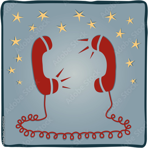 coppia di telefoni