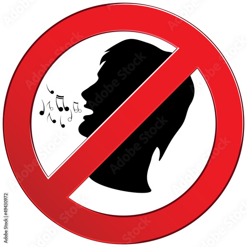 No speak sign