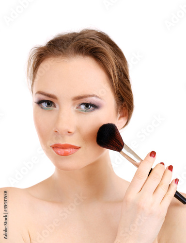 portrait of beautiful woman...