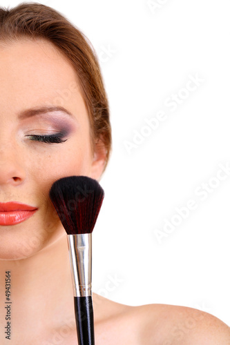 portrait of beautiful woman...
