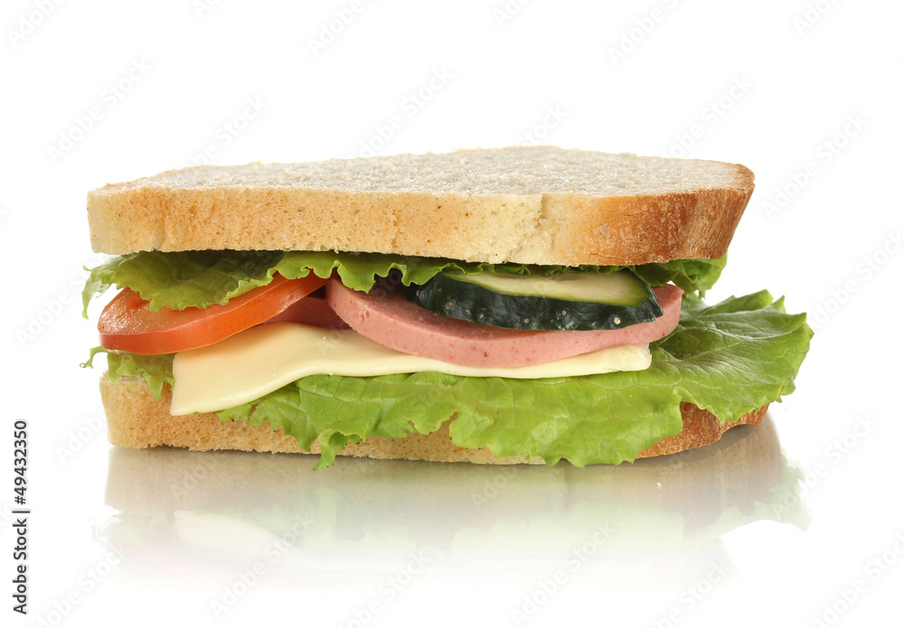 Sandwich isolated on white Sandwich isolated on white