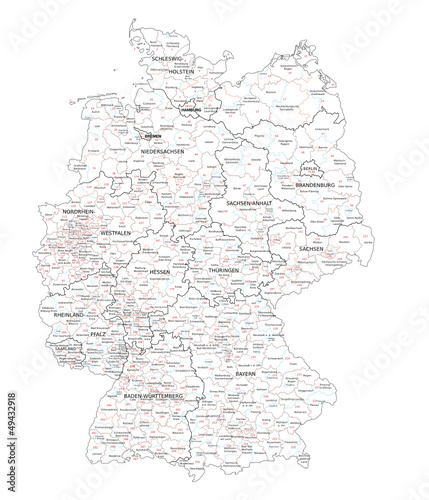 Bundestagswahl Deutschland  2013 Wahlkreiskarte