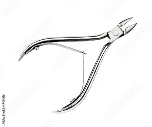 Nail clippers isolated on white background