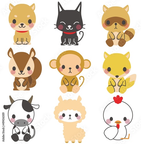 動物　イラスト