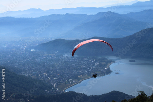 Paragliding in Nepal, an adventurous sport