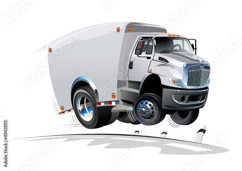 Cartoon delivery / cargo truck