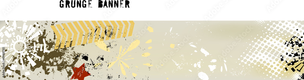 Fototapeta premium grungy banner,free copy space,vector