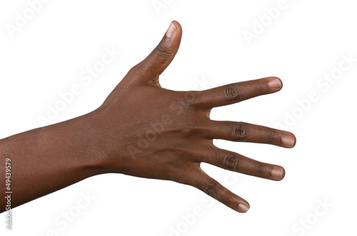 Geöffnete Hand, Handrücken photo