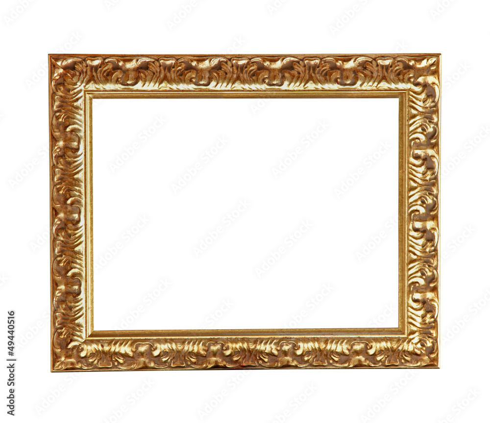 Gold old frame Gold old frame