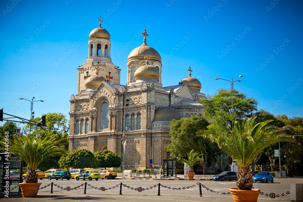 The Cathedral of the Assumption in Varna, Bulgaria.