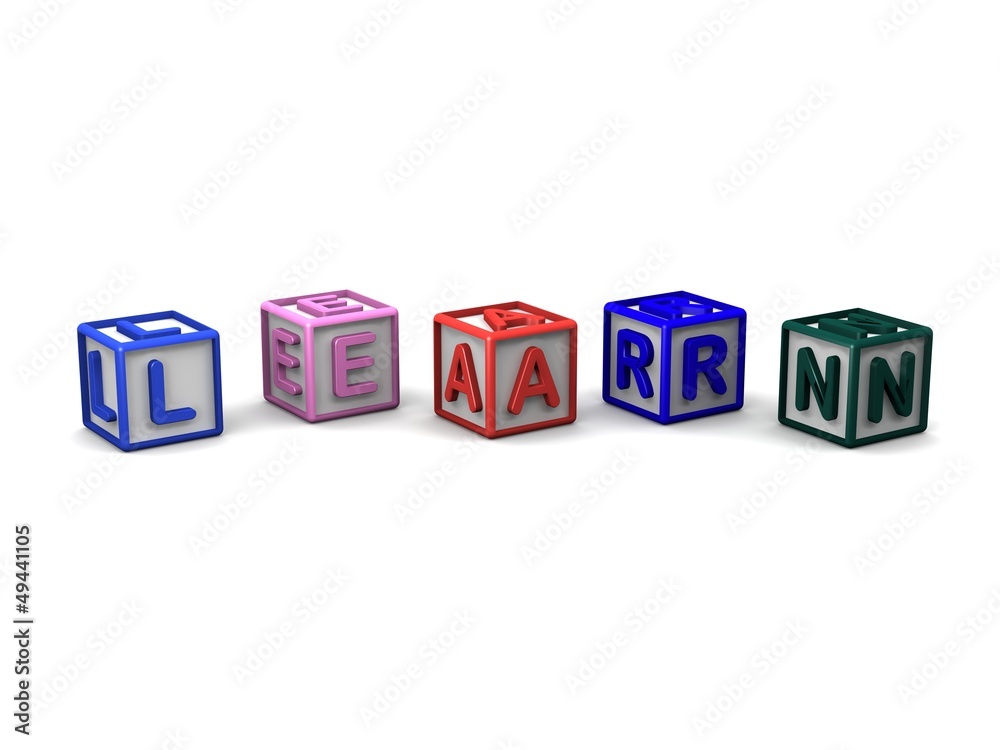 Letter Cubes Spelling Learn