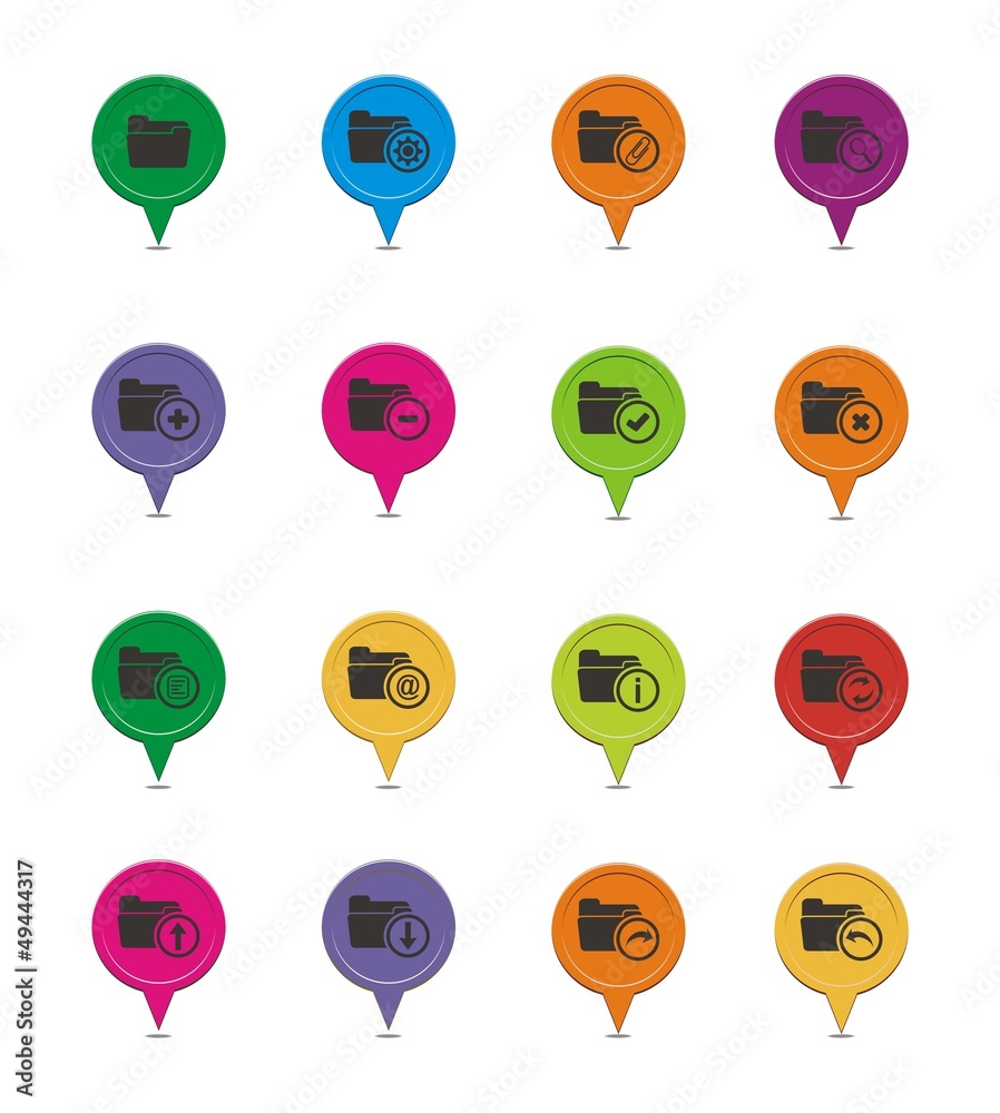 folder map pointer sets