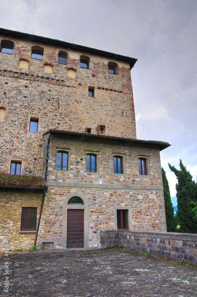 Castle of Malaspina - Dal Verme. Bobbio. Emilia-Romagna. Italy.