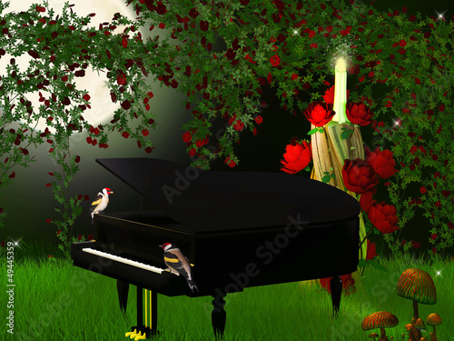 Foto magical  piano