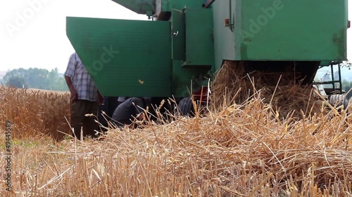 old harvester repair