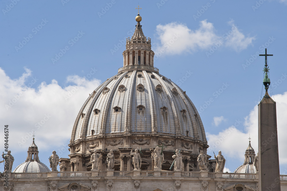 Dome of Saint Peter's Basilica in Rome