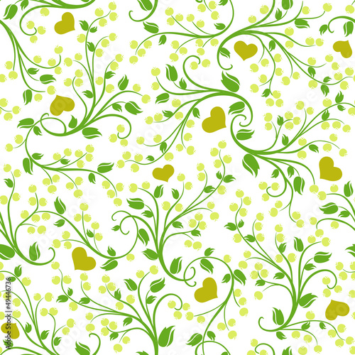 Seamless vector floral pattern