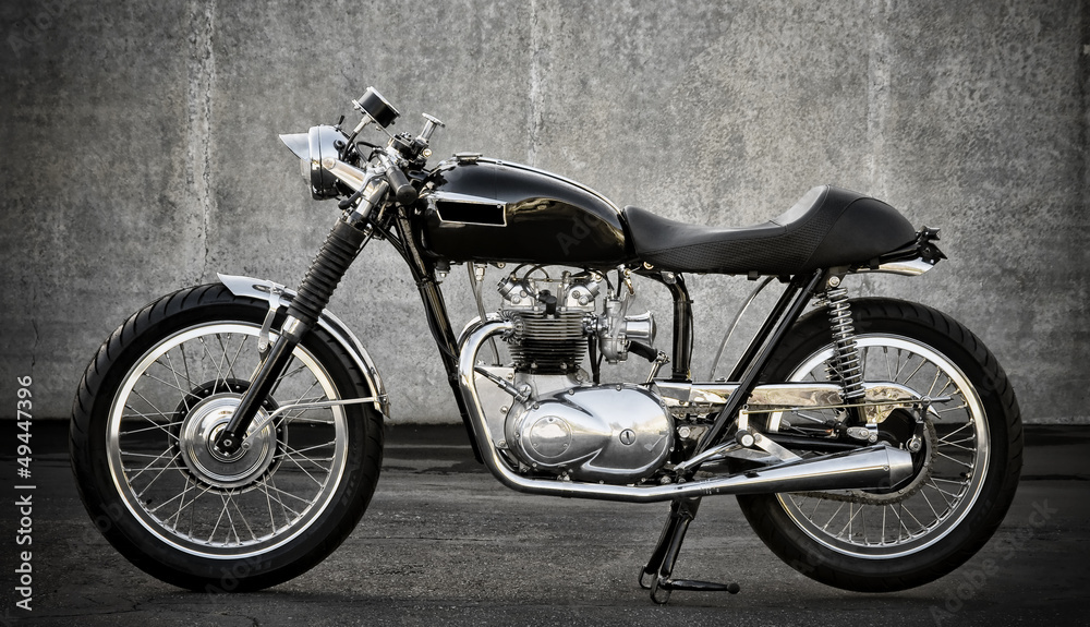 Fototapeta premium Motocykl Cafe Racer