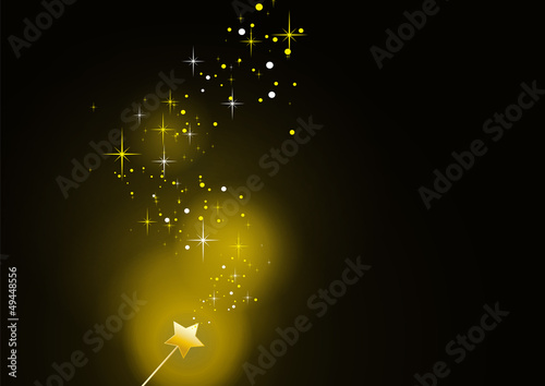 wand gold sparkles 1