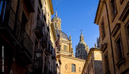 Skyline of Salamanca from a dark alley © eldeiv