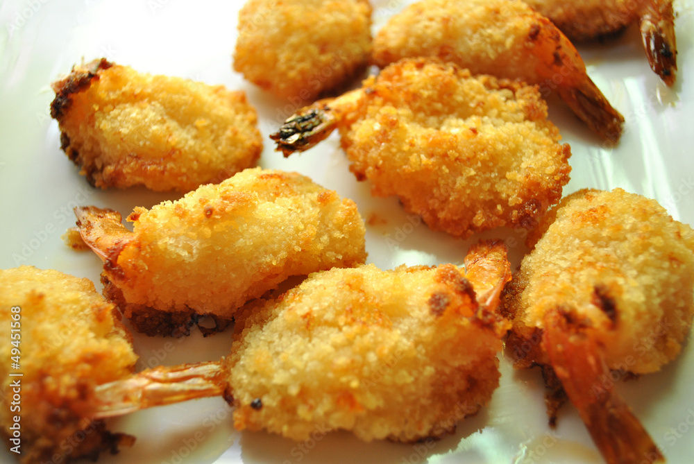 Appetizer of Breaded Shrimp Appetizer of Breaded Shrimp
