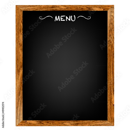 Restaurant Menu Wood Board