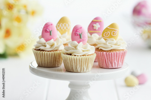 Wall Mural Easter cupcakes