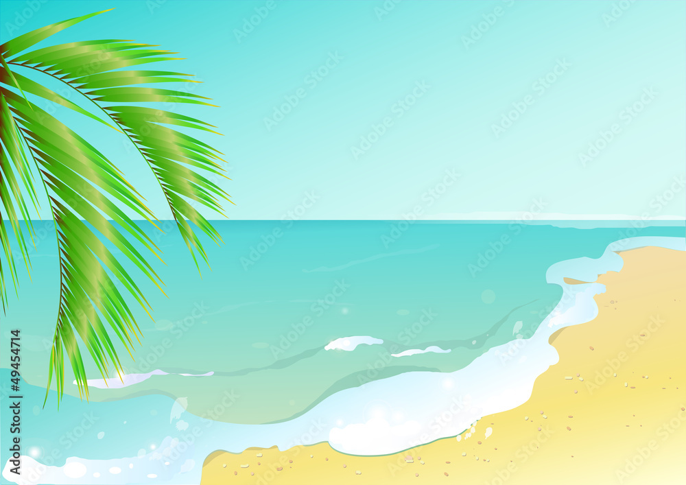 beach background vector