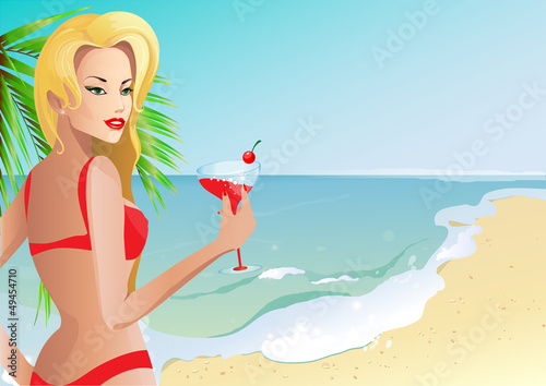 beach background vector