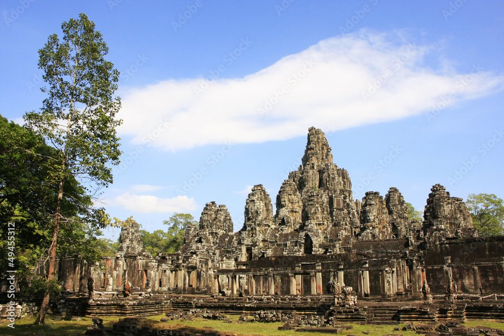 Bayon temple, Angkor area, Siem Reap, Cambodia