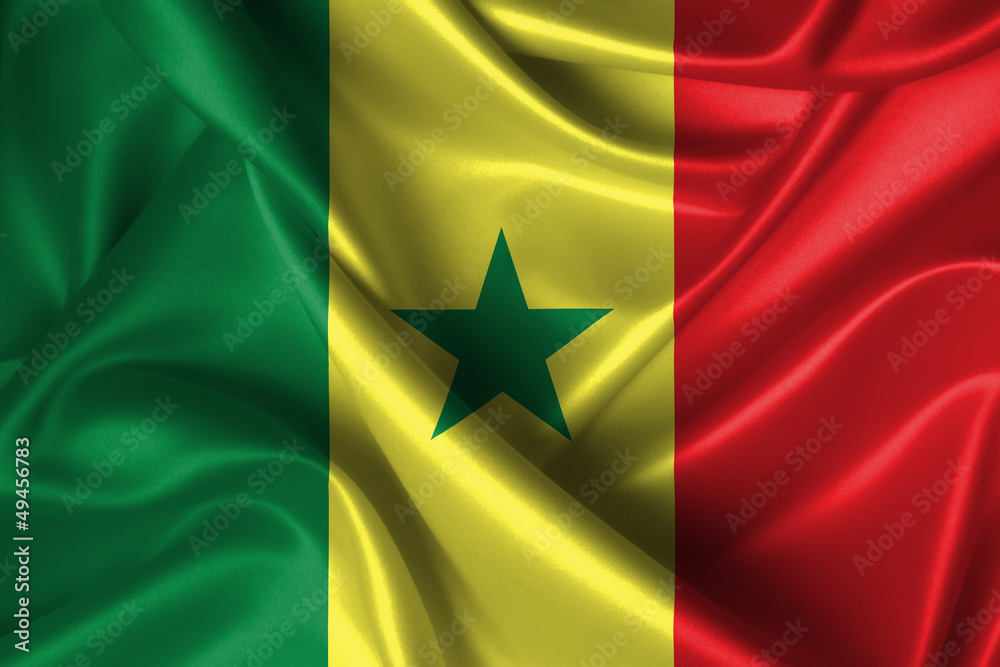 Wavy Flag of Senegal Wavy Flag of Senegal