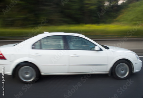 Motion blurred car © xy