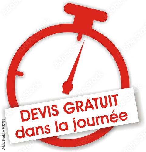 pictogramme devis gratuit dans la journée