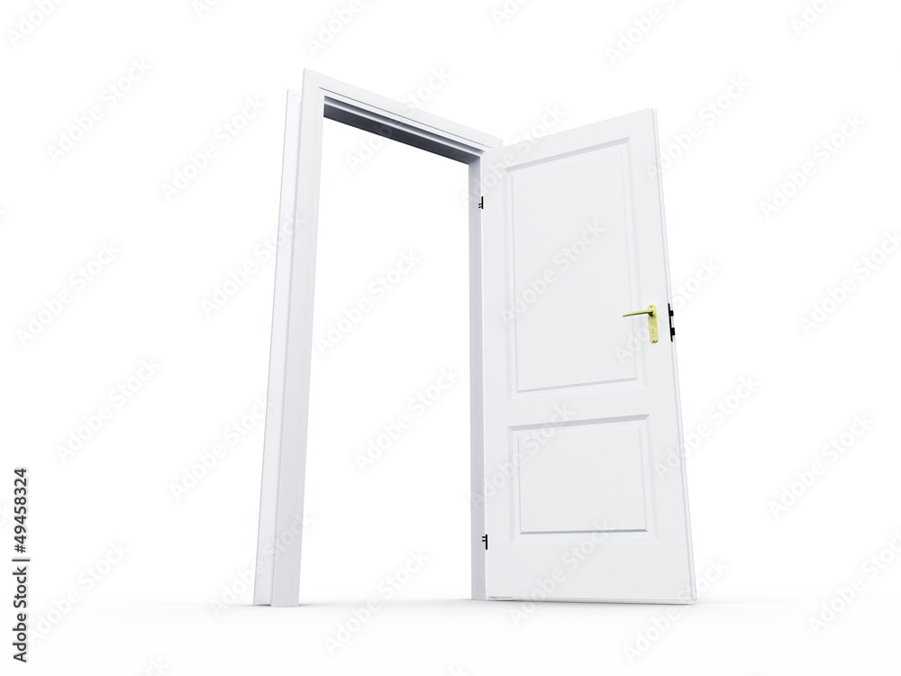White Open Door White Open Door