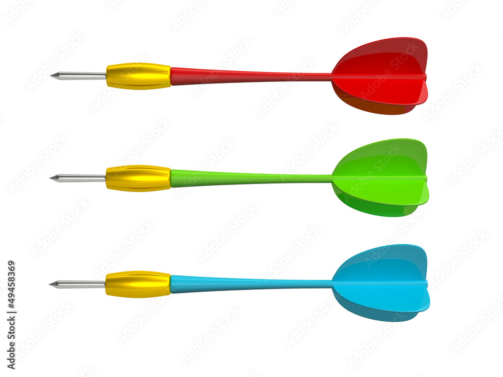 Colorful Dart Arrows Colorful Dart Arrows
