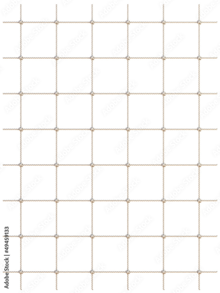 Rope Net isolated on white Rope Net isolated on white