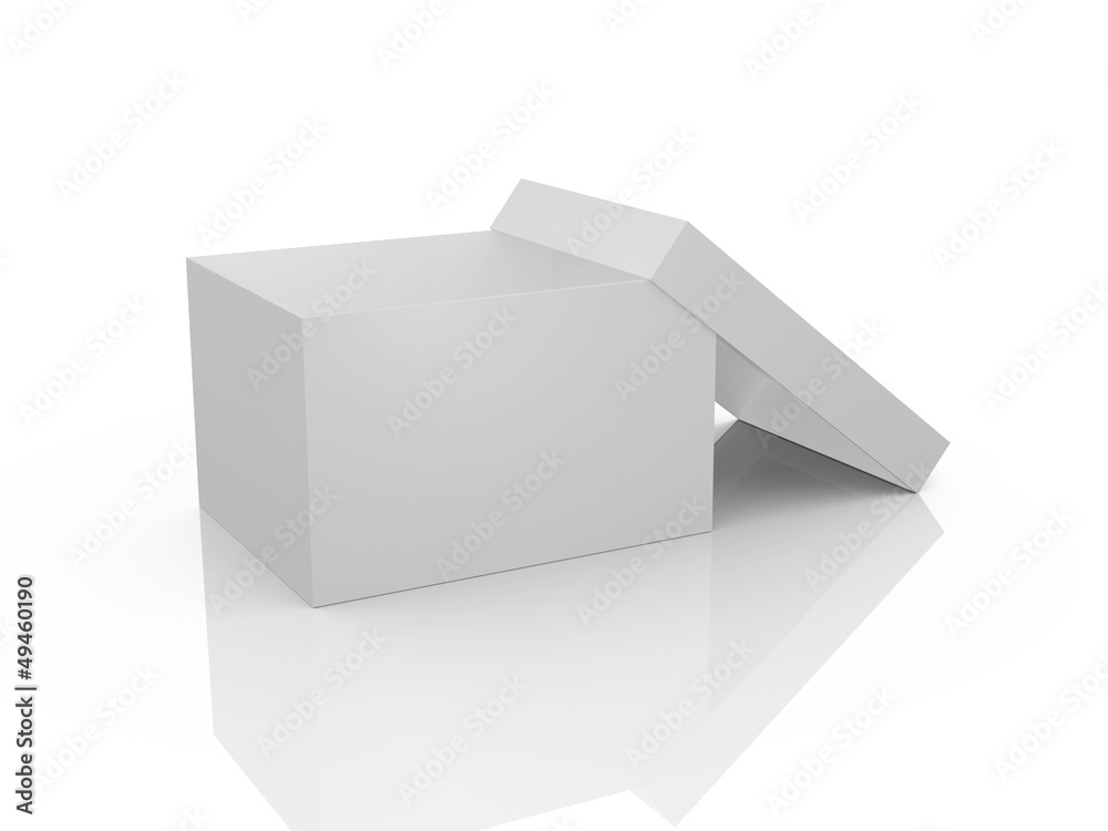 Empty White Box Empty White Box