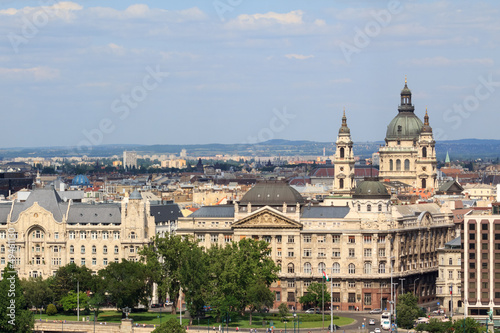 Cityscape on Budapest's St. Stephan