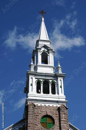 Quebec, the historical church of  Saint Ambroise photo