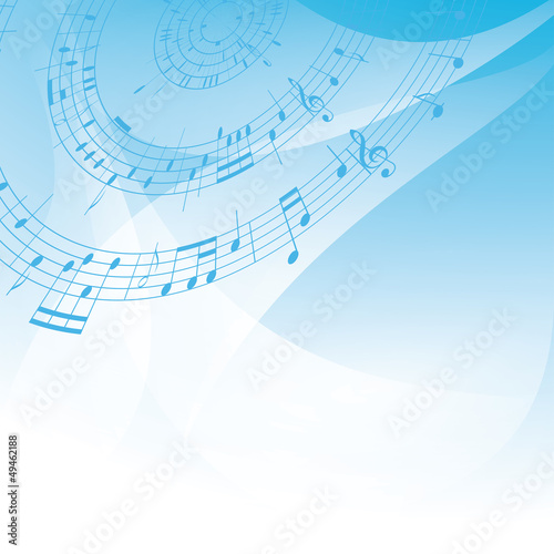 abstract light musical vector background