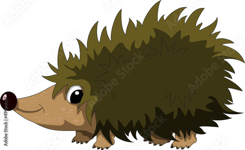 cute hedgehog cartoon