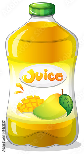 A bottle of juice