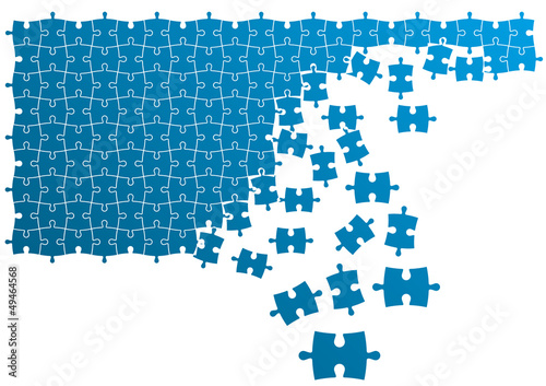 Puzzle with combining elements