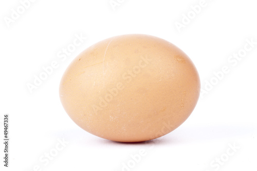 perfect egg isolated on white background